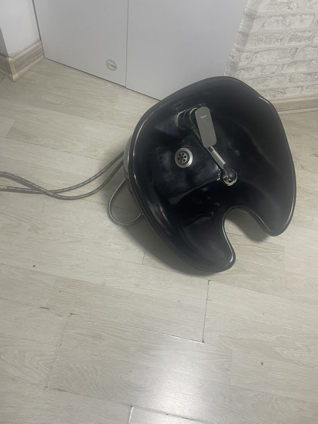 Salon üçün saç yuma qabı (shampoo bowl) - Rəng: qara - Material — Salon mebeli, Bakı (2)