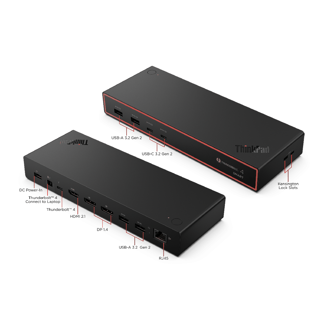 Lenovo ThinkPad Thunderbolt 4 Smart Dock Gen2 7500 40BE013-5EU — Klaviaturalar və siçanlar, Bakı (5)