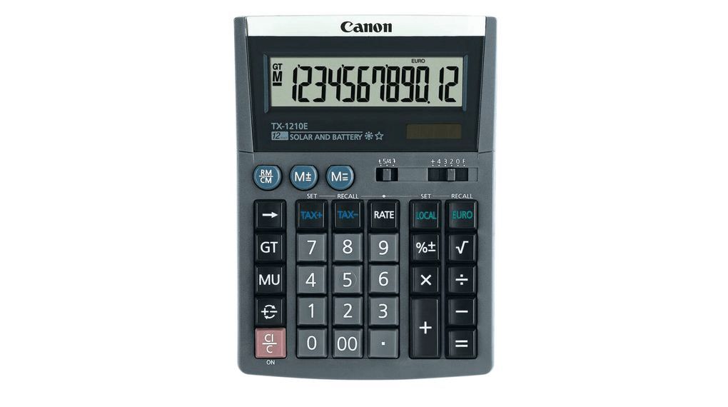 Kalkulyator Canon Calculator TX-1210E 4100A014 — Ofis texnikası və istehlak malları, Bakı