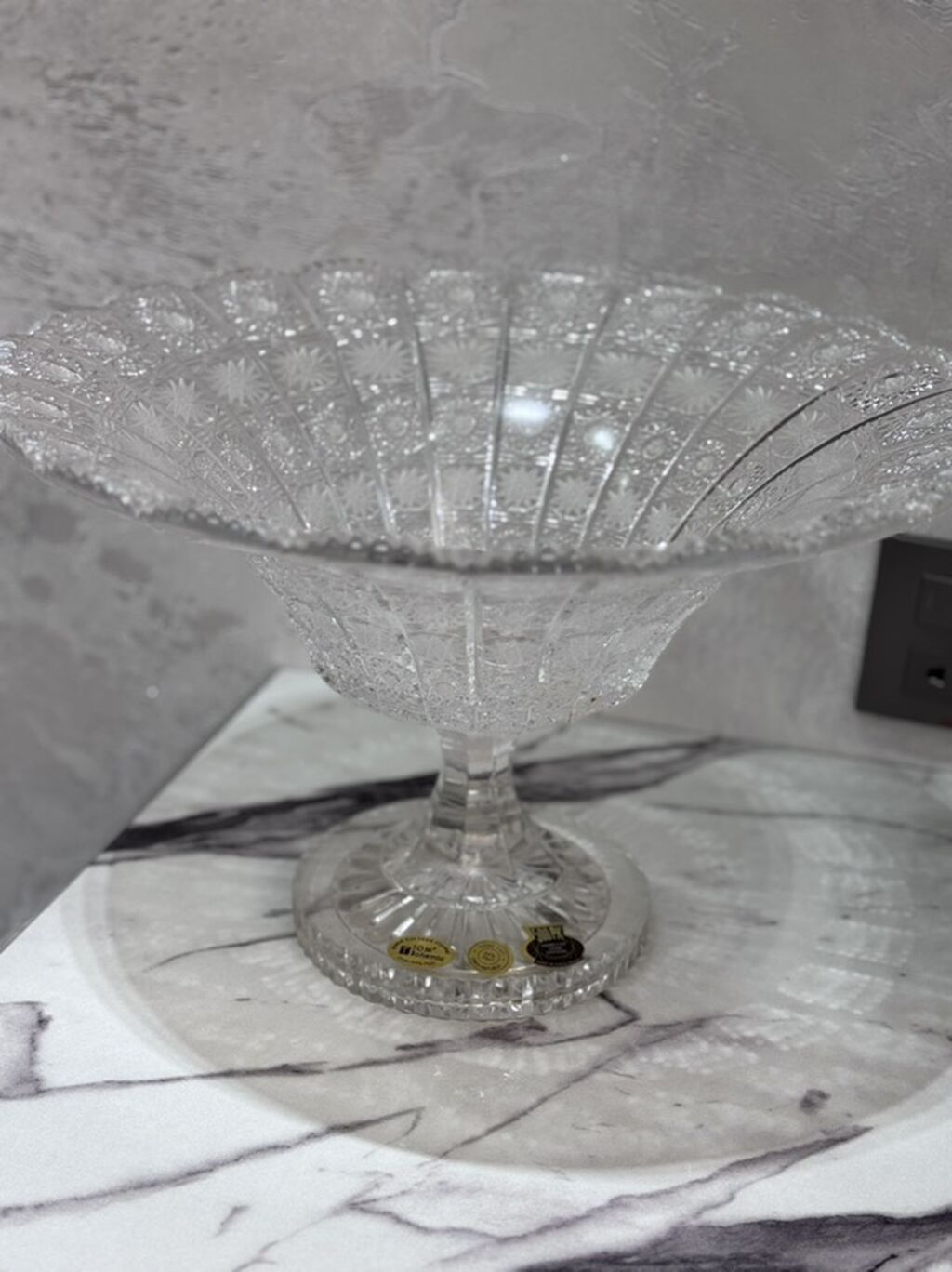 Bohemia kristal süfrə dəsti - Marka: Bohemia (Çexiya istehsalı) — Qablar və mətbəx əşyaları, Digah (8)