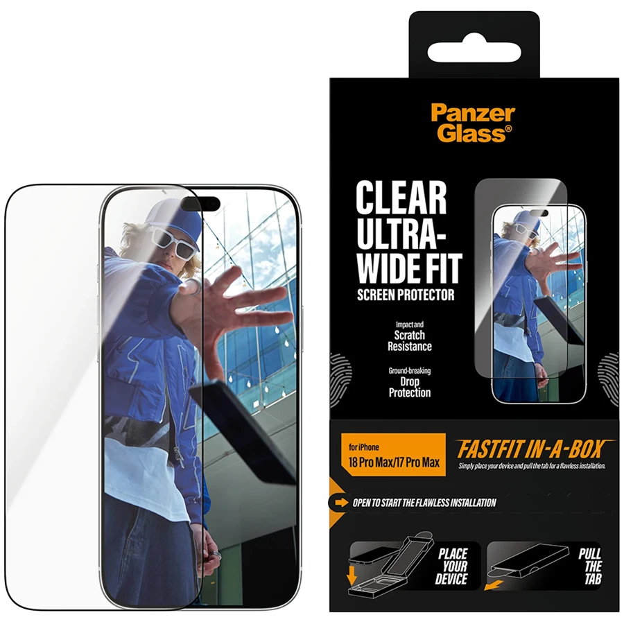 Qoruyucu şüşə Panzerglass iPhone 18 Pro Max üçün — Bakı