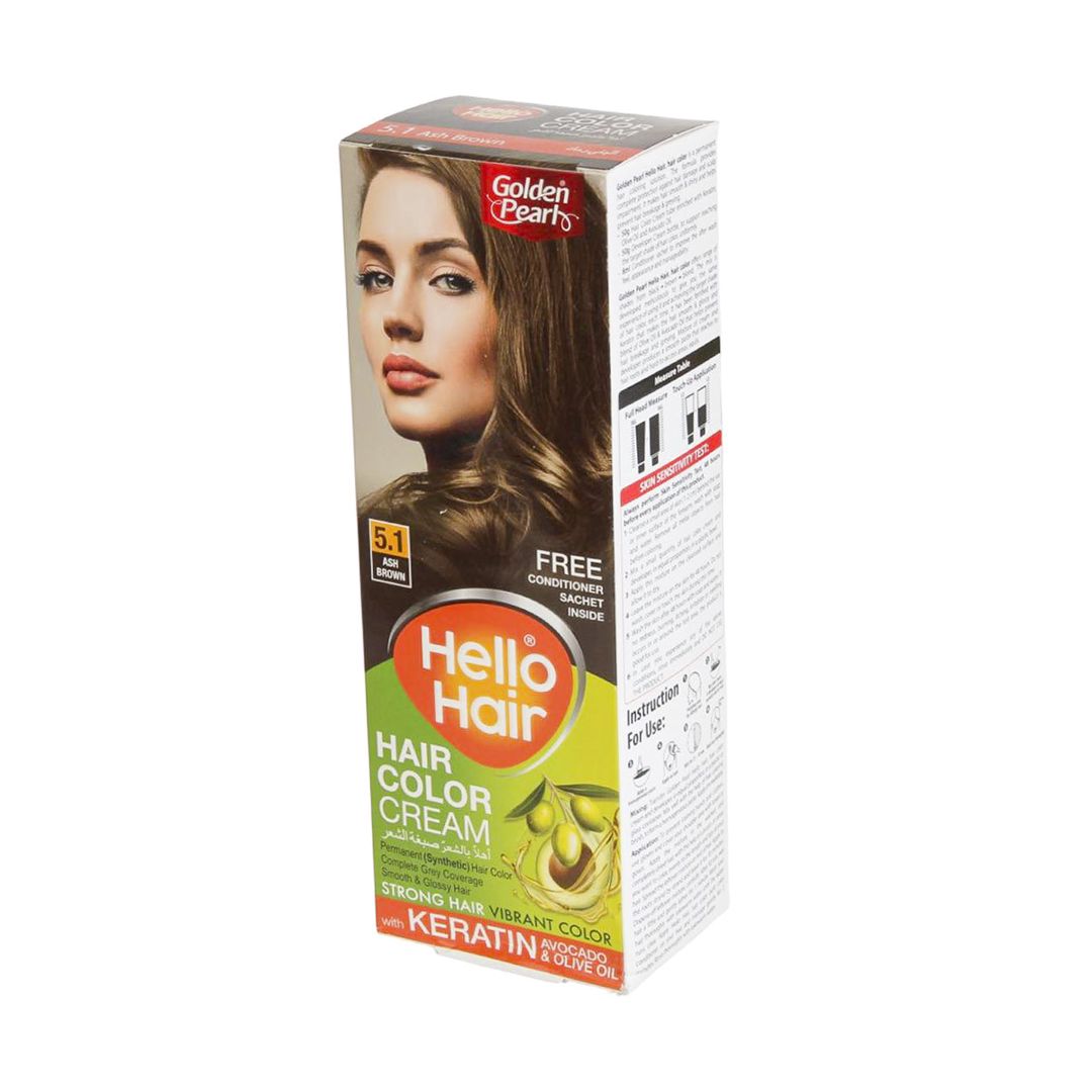 Saçlar üçün krem-boya Golden Pearl ASH Brown 5.1 - 8964003015824 — Mallar, Bakı
