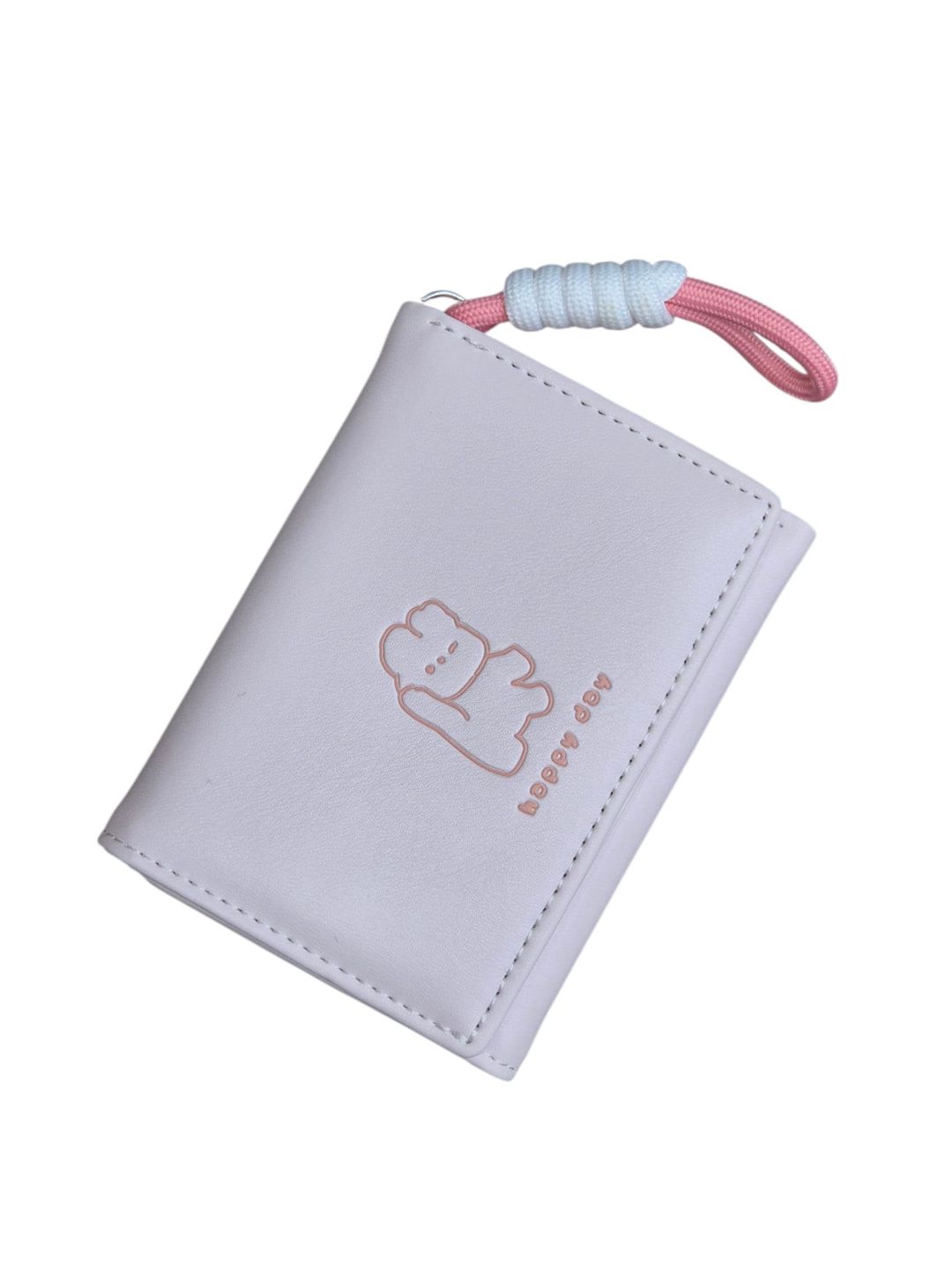 Qızlar üçün poliuretan pulqabı, çəhrayı, 10.5x8 sm, 8 kart bölməsi, Çin istehsalı - Yadas_878-6207_Pink — Mallar, Bakı (2)