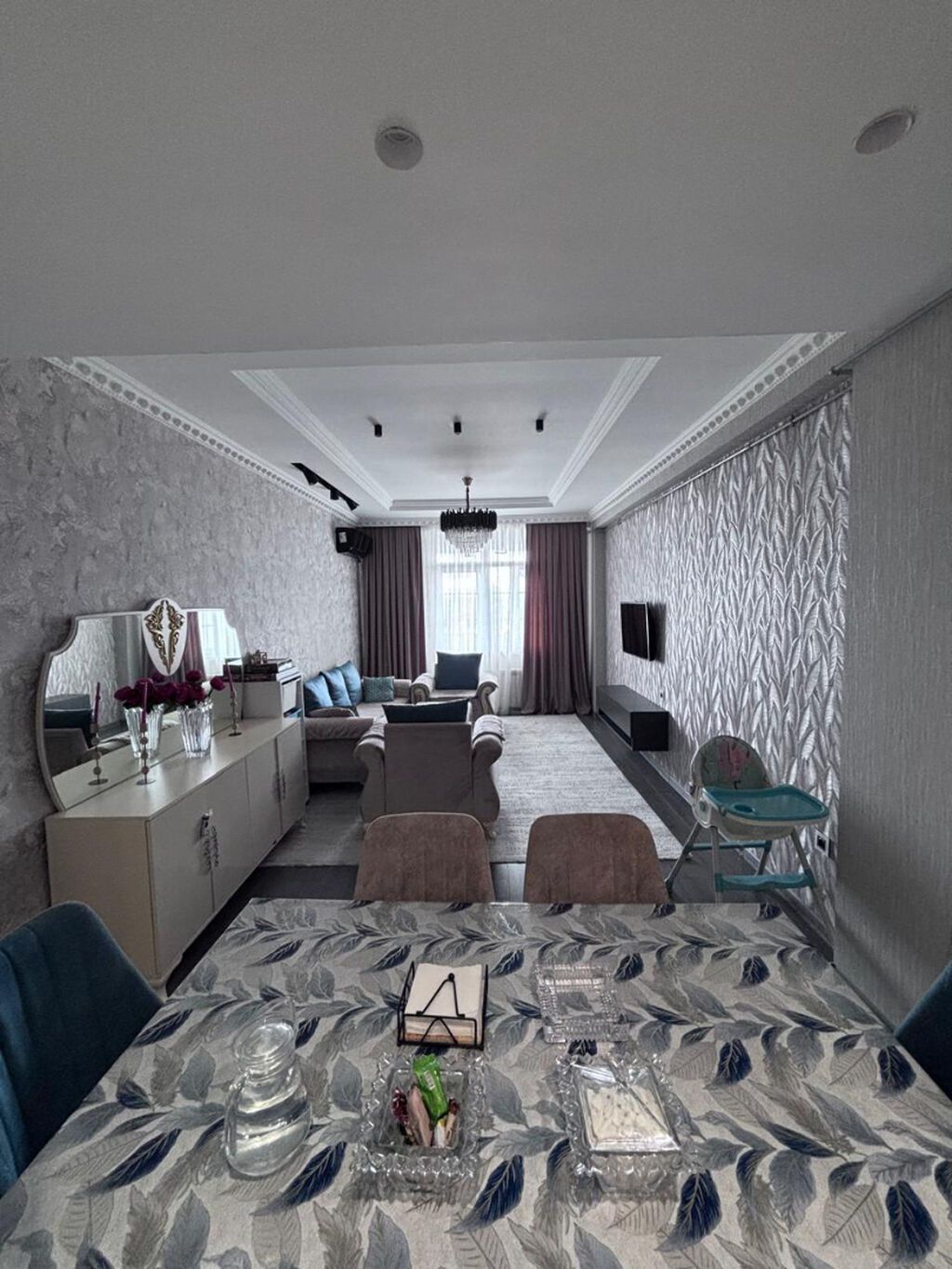 2 otaqlı, Yeni tikili, m. Qara Qarayev, 79 kv. m — Mənzil, Bakı (3)