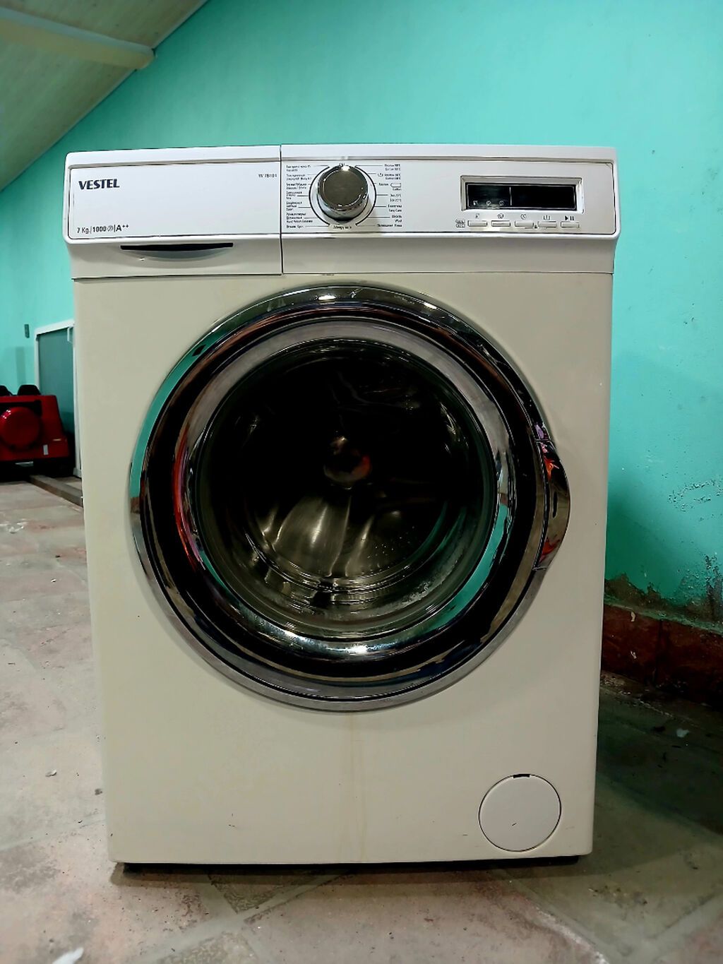 Paltaryuyan maşın Vestel, 7 kq, İşlənmiş, Avtomat, Qurutma var, Kredit yoxdur, Ödənişli çatdırılma — Çamaşır maşınları, Bakı (3)