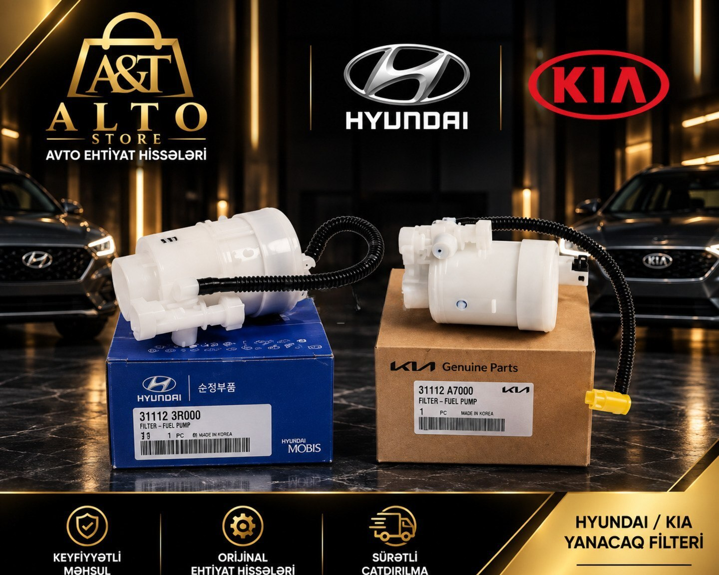 Yanacaq filtri Hyundai və Kia modelləri üçün — Bakı