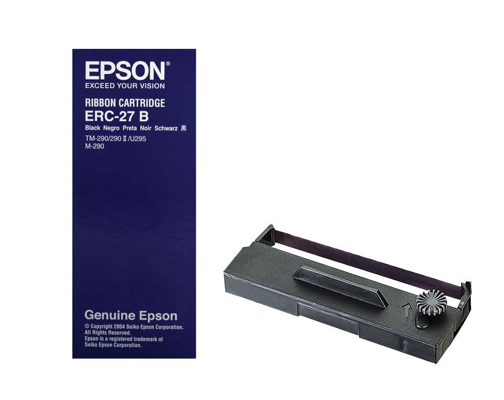 Lent kartric Epson ERC-27B Ribbon Cartridge TM-U290/II. -U295. M-290. black C43S015366 — Printerləri, Bakı