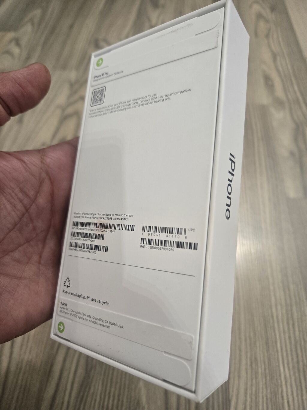 IPhone 18 Pro, 256 GB, Qara, Face ID — Apple iPhone, Bakı (2)
