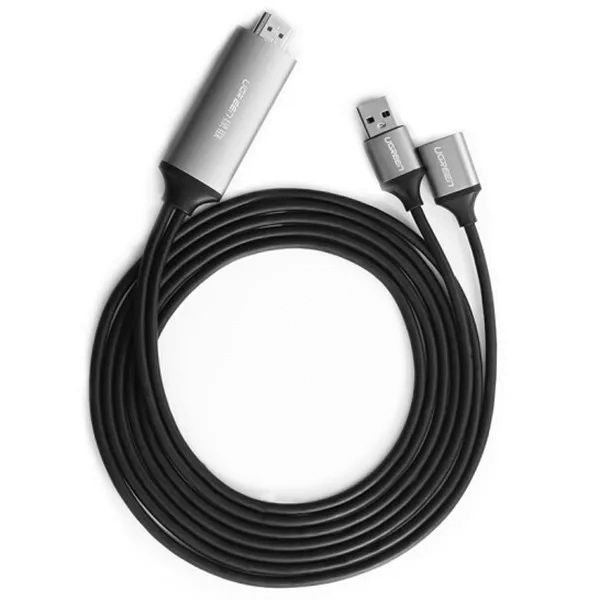 50291 Ugreen USB to HDMI Digital AV Adapter 1.5m (Gray) CM151 — Şarj cihazları, Bakı (3)