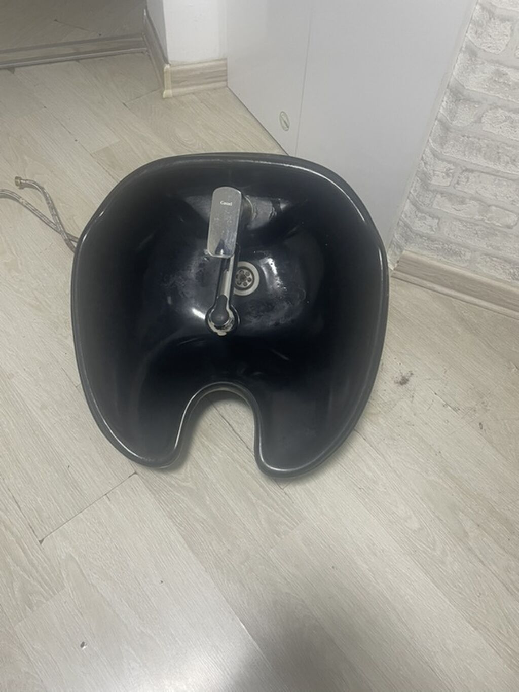 Salon üçün saç yuma qabı (shampoo bowl) - Rəng: qara - Material — Salon mebeli, Bakı