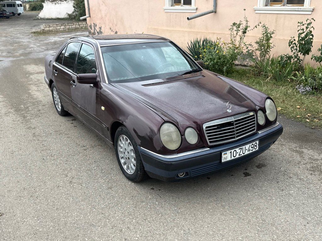 Mercedes E 230, 2.3 L, 1995 il, 485 000 km 10-ZU-498 — Avtomobillər, Qazax (3)