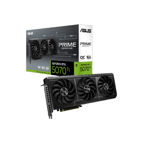 ASUS prıme RTX 5070Ti 16GB GDDR7 oc Edition 90YV0MF0-M0NA00 — Bakı