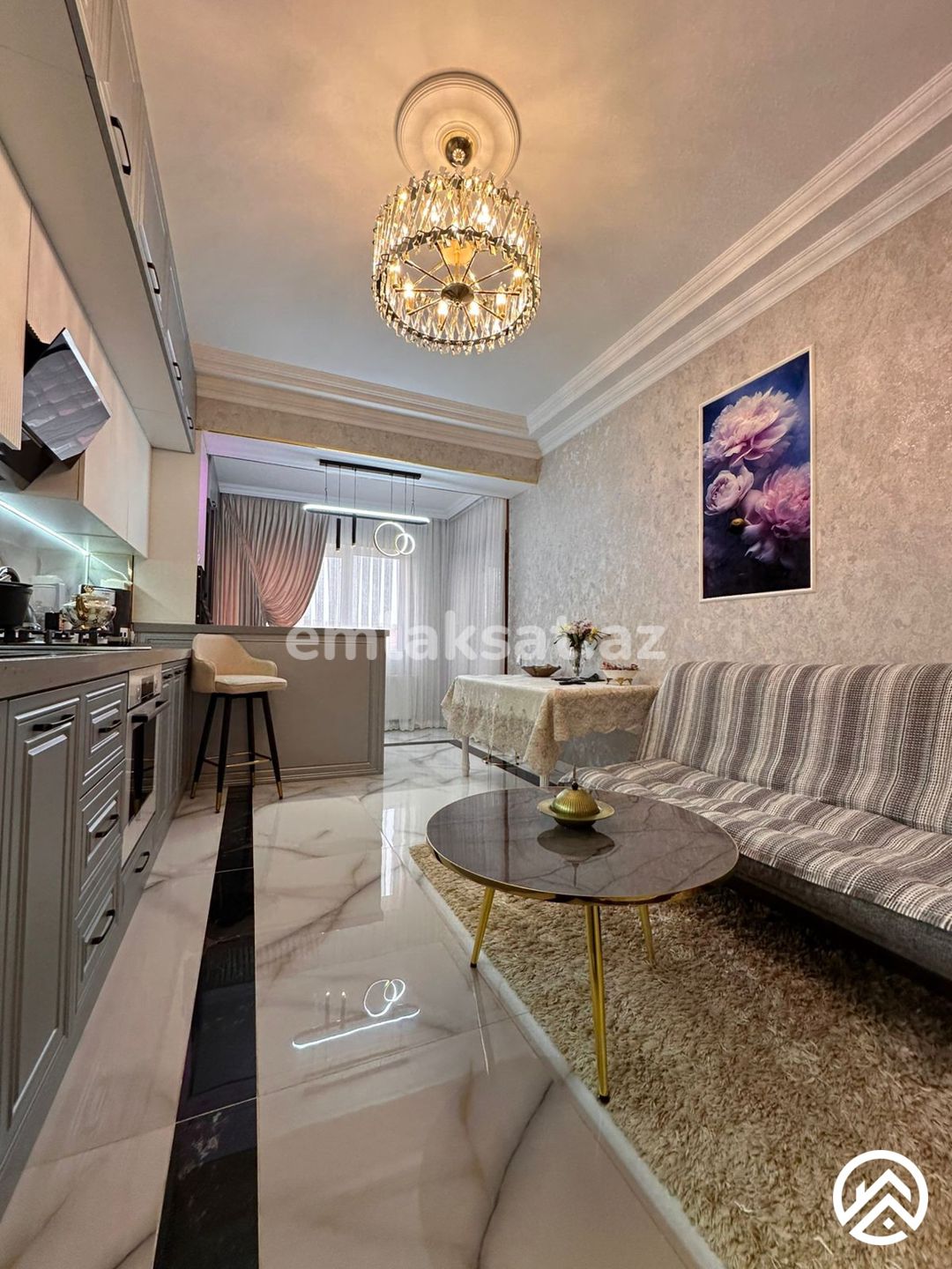 Satılır 4 otaq yeni tikili 114 m², Həzi Aslanov metrosu — Mənzil, Bakı (10)