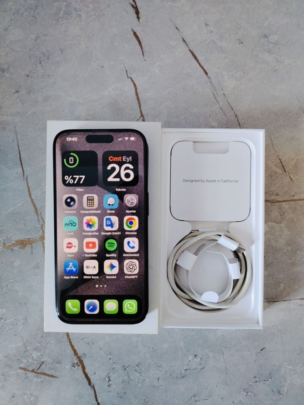 IPhone 15 Pro, 256 GB, Blue Titanium, Face ID — Apple iPhone, Sumqayıt (5)