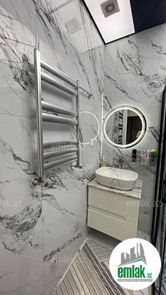 Satılır 2 otaqlı 56.2 m² yeni tikili Həzi Aslanov m — Mənzil (10)