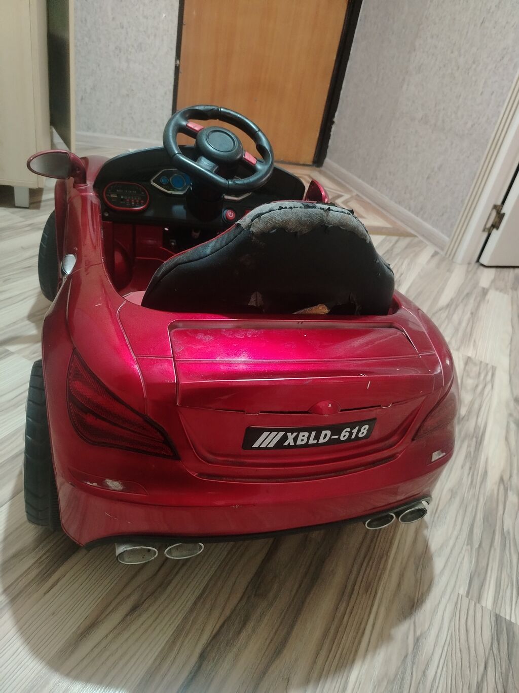 Uşaqlar üçün elektrikli miniatür maşın – kabriolet tipli, metalik — Uşaq avtomobilləri, Bakı (4)