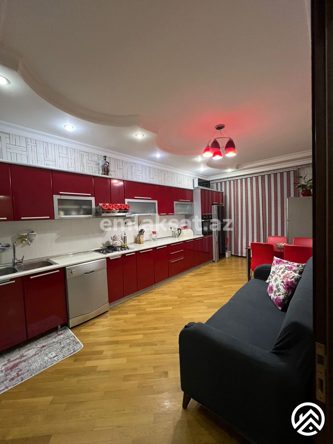Satılır 4 otaq yeni tikili 140 m², İnşaatçılar metrosu — Mənzil, Bakı (5)