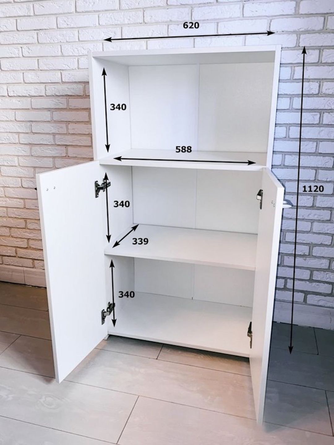 Komod Letta, 112x62x34 sm, Ldsp, ağ — Mallar, Bakı (2)