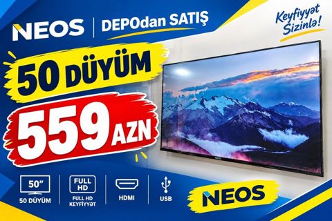 Neos 50 düymlük Full HD televizor - Ekran ölçüsü: 50" - Çözünürlük — Bakı