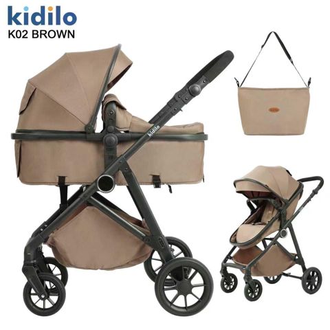 Uşaq arabası Kidilo K02 SCRQ004, 0-3 yaş, 30 kq, Gəzinti — Bakı