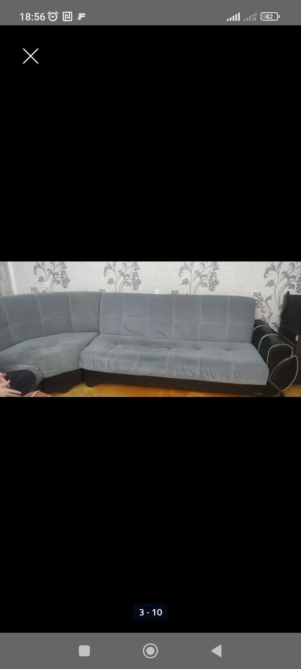 Künc divan, İşlənmiş, Açılmayan, Bazalı, Parça — Divanlər, Bakı (2)