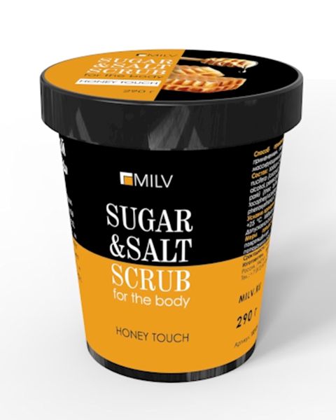 Bədən üçün şəkər-duz skrabı Milv Bal 290 q — Bakı