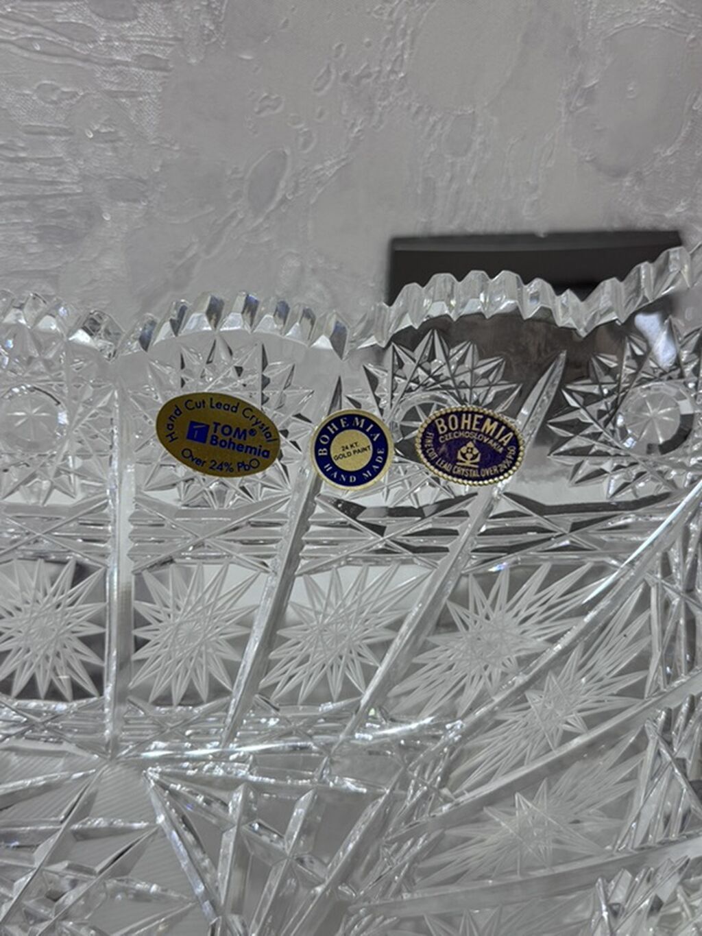 Bohemia kristal süfrə dəsti - Marka: Bohemia (Çexiya istehsalı) — Qablar və mətbəx əşyaları, Digah (3)