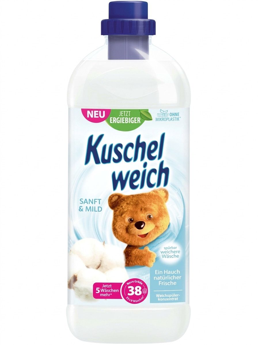 Paltar üçün kondisioner Kuschelweich Sanft & Mild, 38 yuma, 1 L — Mallar, Bakı