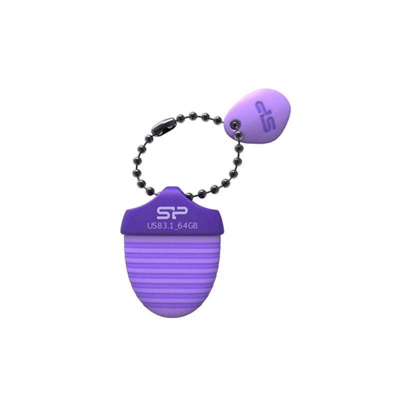 Flash kart Silicon Power Jewel J30 Flash Drive 64GB Purple SP064GBUF3J30V1U — Kompüterlər və noutbuklar, Bakı