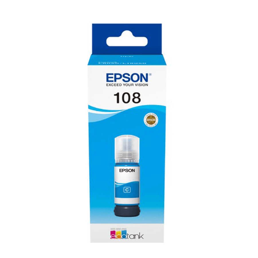 Epson Kartric 108 EcoTank Cyan ink bottle C13T09C24A — Printerləri, Bakı (2)