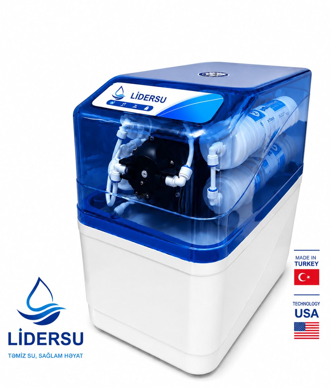 Su filtri Puretech Premium, pompasız, membran filtri, əks osmos — Mallar, Bakı