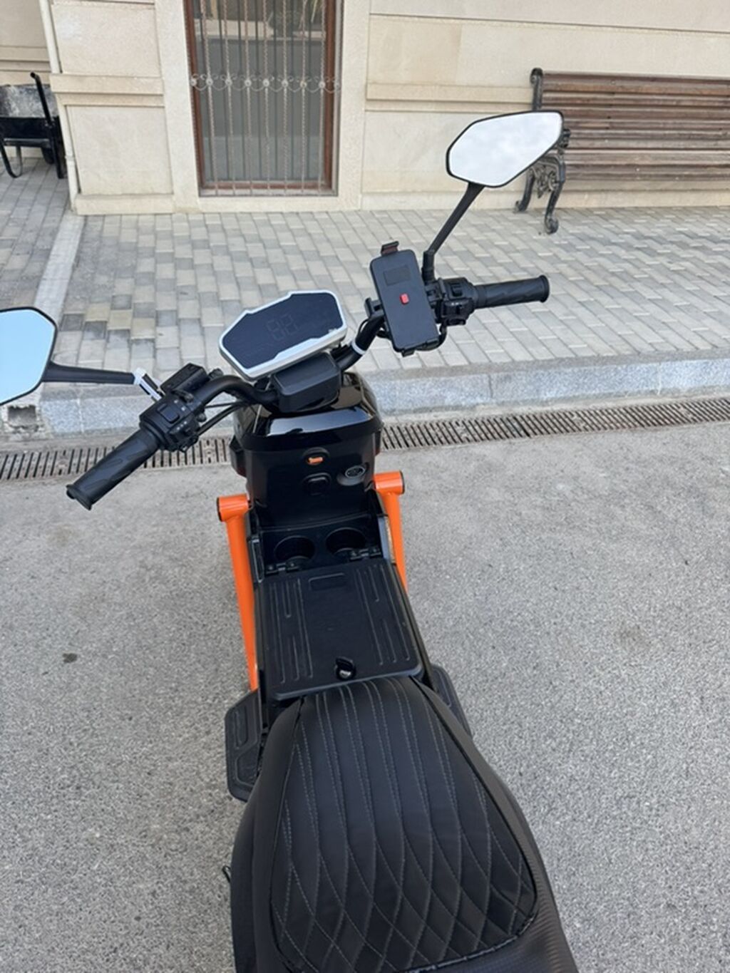60v30ah batereya tutumu Tam şarjla 70-80km məsafə (çəkiyə və küləyə — Mopedlər və skuterlər, Digah (5)