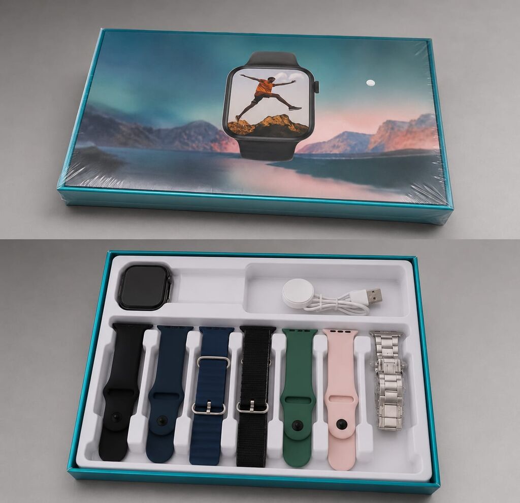 S3000 ProMax 7+3 Smartwatch Seti – Deluxe Edition Çoxfunksiyalı — Qol saatları, Bakı (4)