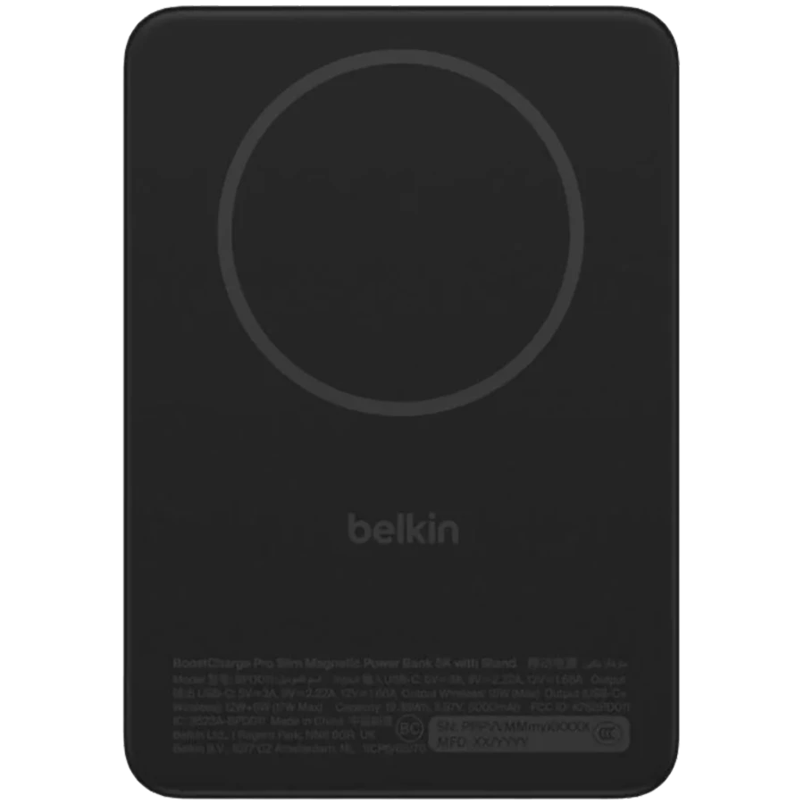 Portativ șarj cihazı Belkın, 5000 mA/saatda, Qara — Bakı