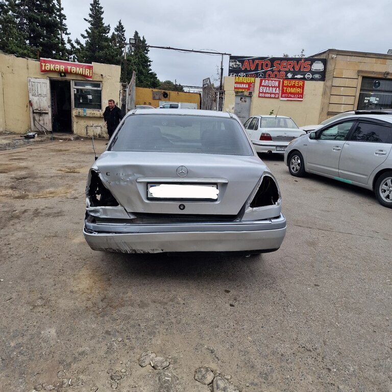 Mercedes C 180, 1.8 L, 1997 il, 321 575 km — Avtomobillər, Bakı (2)