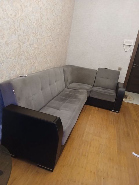 Künc divan, İşlənmiş, Açılan, Bazalı, Vеlur parça, Çatdırılma yoxdur — Xırdalan