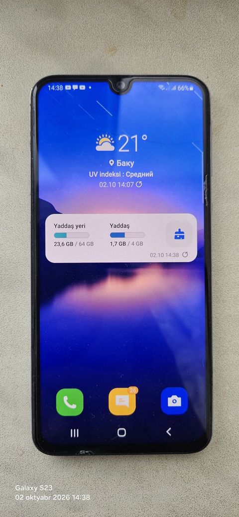 Samsung Galaxy A40, 64 GB, rəng - Ağ, İki sim kartlı — Bakı