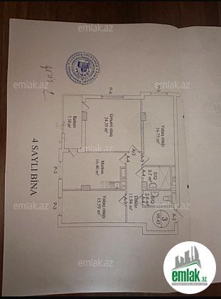 Satılır 3 otaqlı 100 m² yeni tikili Qara Qarayev m — Mənzil (2)