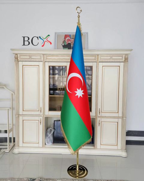 Azərbaycan bayrağı stendli premium — Bakı