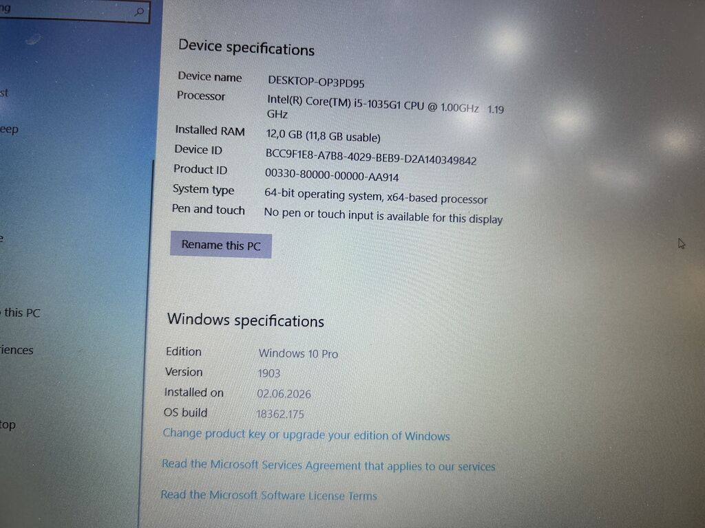 İşlənmiş Lenovo Legion, 15.6 Intel Core i5, 256 GB, Ünvandan götürmə — Lenovo, Bakı (7)