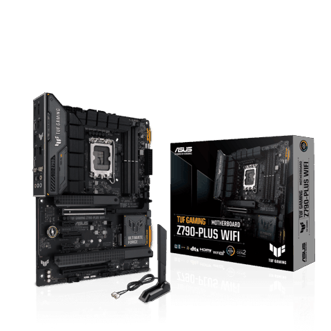 Asus TUF Gaming, Z790-Plus WiFi, LGA 1700, DDR4, 192gb, 3200mhz, ATX, 0, 1, 1, 3, 4, 8+4pin — Bakı