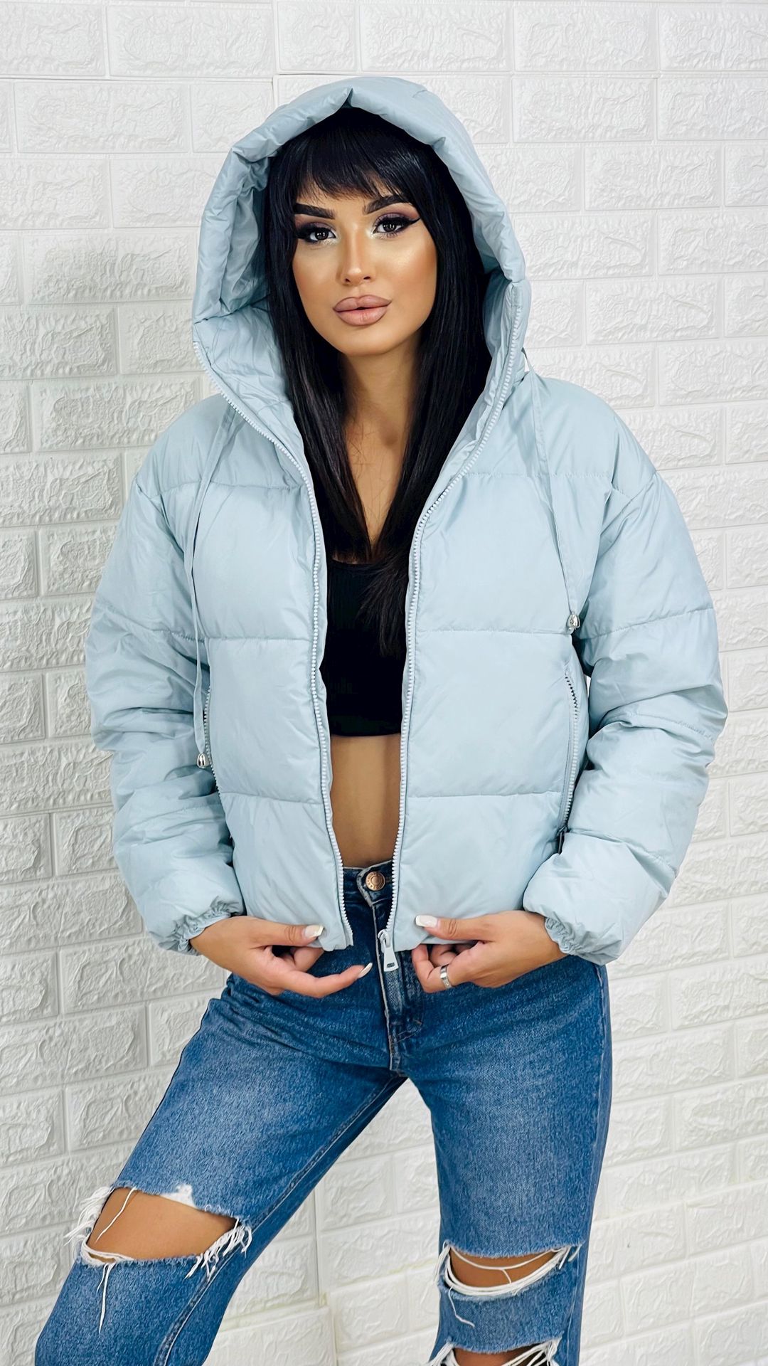 Qadınlar üçün gödəkçə mir_86000, mavi, polyester, ölçü 36 — Mallar, Bakı (3)