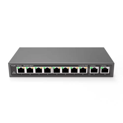 Reyee PoE Switch 8-Port 100Mbps RG-ES110D-P — Kommutatorlar və marşrutlayıcılar, Bakı