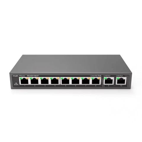 Reyee PoE Switch 8-Port 100Mbps RG-ES110D-P — Bakı