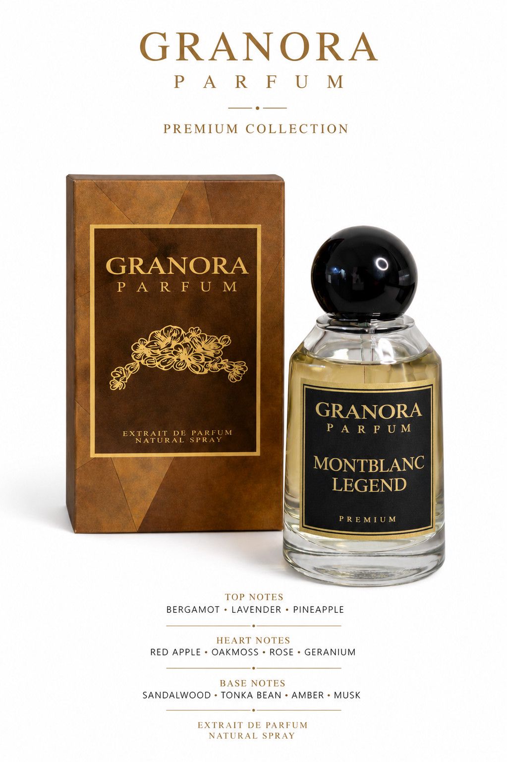 Granora Parfum Legend kişilər üçün Extrait De Parfum 30 ml — Mallar, Bakı