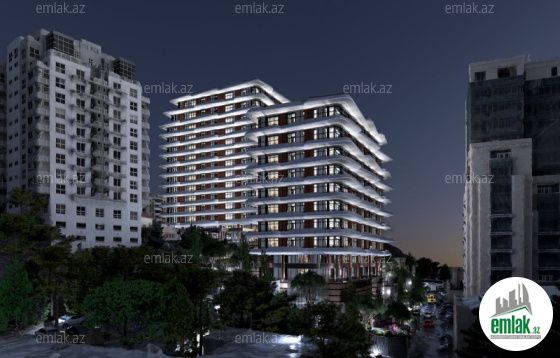 Satılır 1 otaqlı 64 m² yeni tikili Yasamal r — Mənzil (8)
