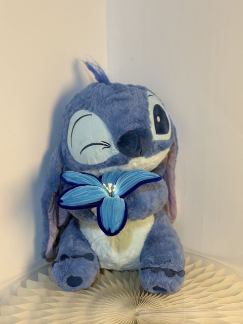 Yumşaq oyuncaq Stitch, peluş, mavi, 1+ yaş — Bakı