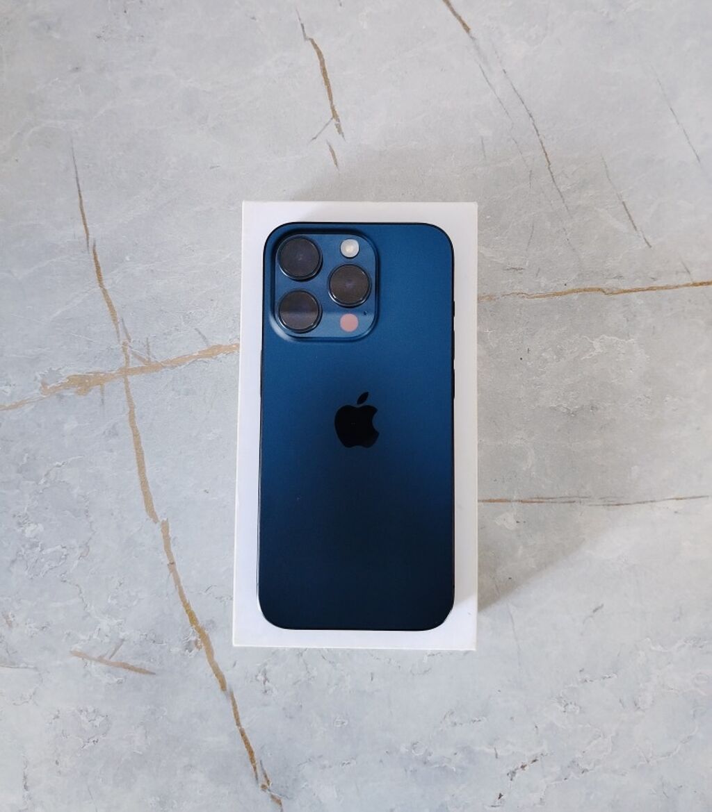 IPhone 15 Pro, 256 GB, Blue Titanium, Face ID — Apple iPhone, Sumqayıt (7)