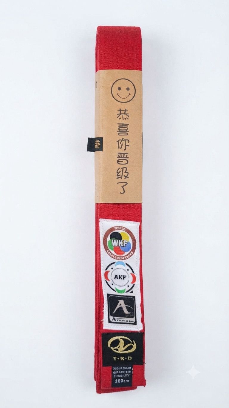Kəmər Karate üçün, 280 sm, Qırmızı — Mallar, Bakı