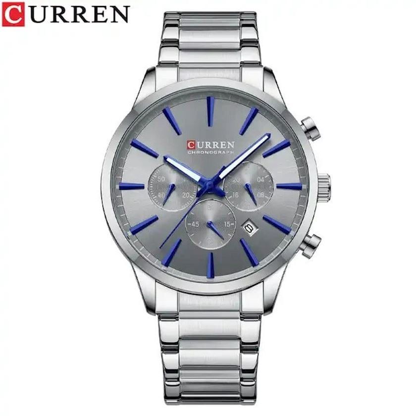 Qol saatı kişilər üçün Curren C8435Silver/Blue/Grey — Mallar, Bakı